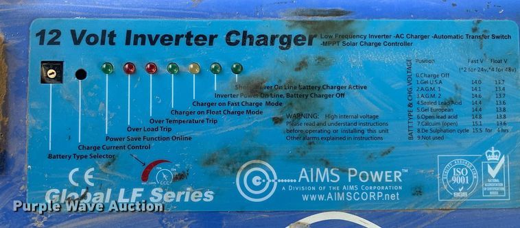 image for item LH9650 Aims Power  inverter