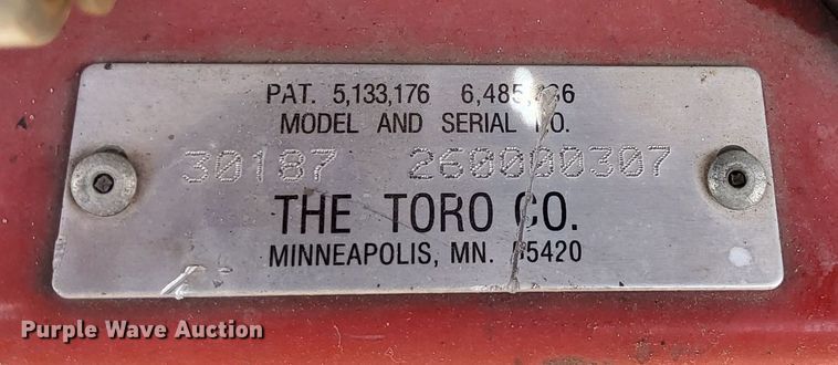 image for item LP9581 Toro 30187  lawn mower