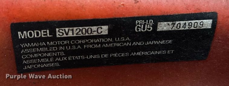 image for item LP9977 Yamaha Wave Runner SUV 1200  personal watercraft