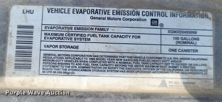 image for item LS9552 1999 GMC Sierra Classic 3500  dump bed pickup truck