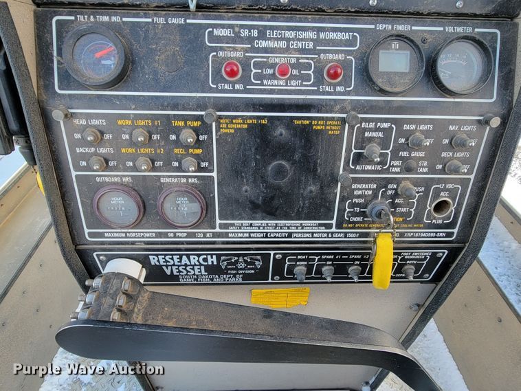 image for item LV9285 1995 Smith-Root  electrofisher research vessel