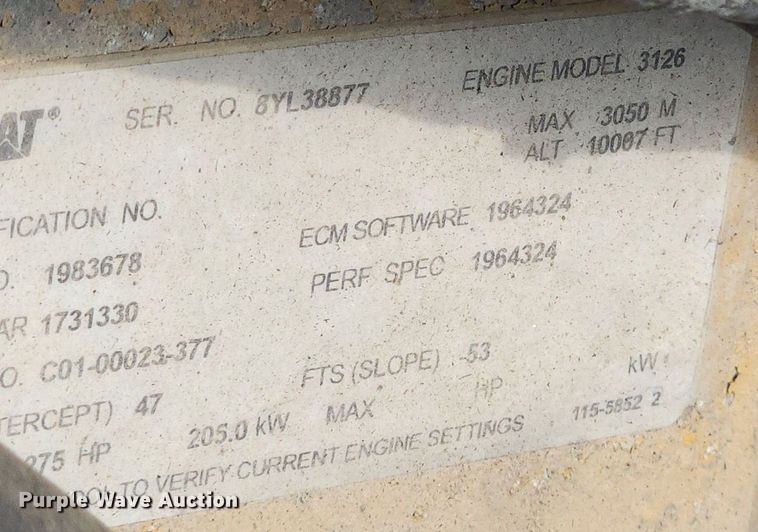 image for item LX9550 2002 Sterling L7500  sewer jetter truck