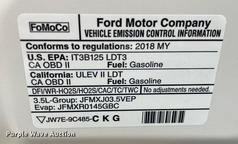 image for item LY9736 2018  Ford Explorer Police Interceptor  SUV