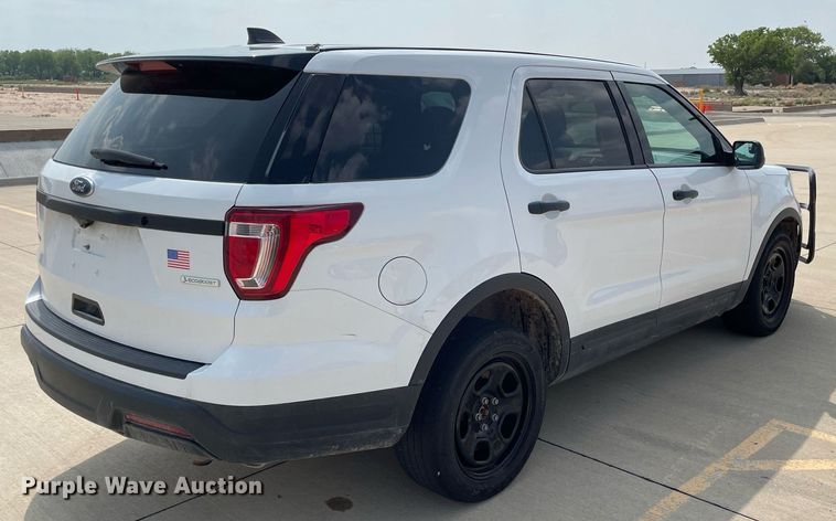 image for item LY9737 2018  Ford Explorer Police Interceptor  SUV