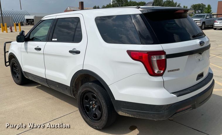 image for item LY9737 2018  Ford Explorer Police Interceptor  SUV