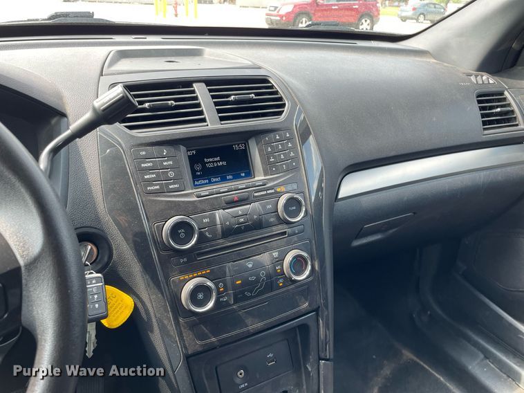 image for item LY9737 2018  Ford Explorer Police Interceptor  SUV