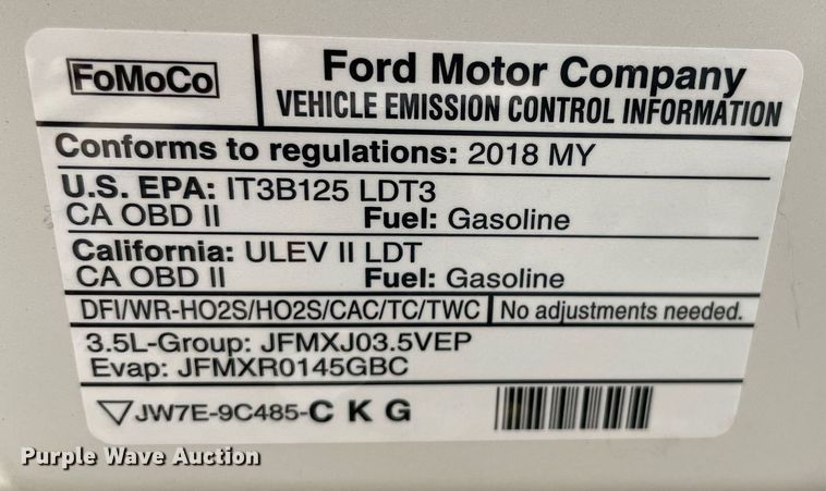 image for item LY9737 2018  Ford Explorer Police Interceptor  SUV