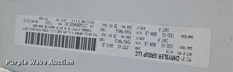 image for item MD9855 2010 Dodge Dakota  Ext. Cab pickup truck