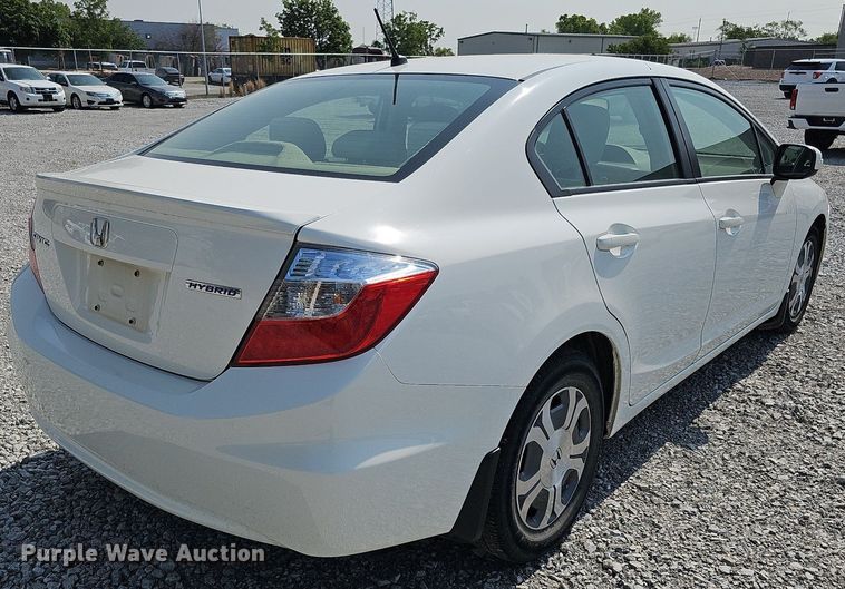 image for item MD9859 2012 Honda Civic