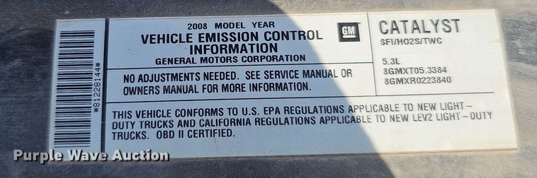 image for item MD9861 2008 Chevrolet Express 1500  van