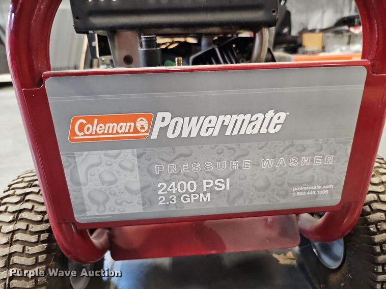 image for item MD9862 Coleman Powermate PW0872402.01  pressure washer