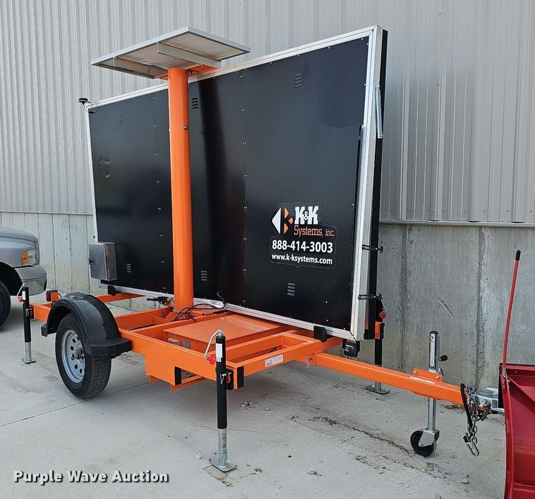 image for item MD9868 2020 K & K Systems MB14281 W15570  message board trailer