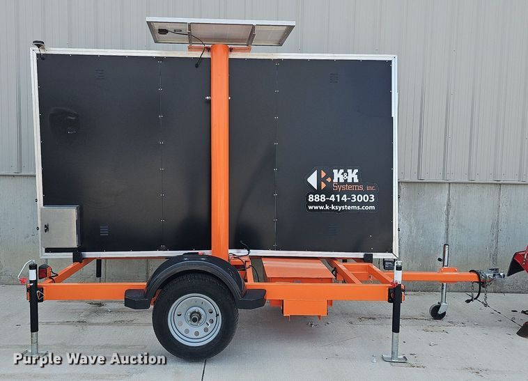 image for item MD9868 2020 K & K Systems MB14281 W15570  message board trailer