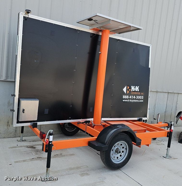 image for item MD9868 2020 K & K Systems MB14281 W15570  message board trailer