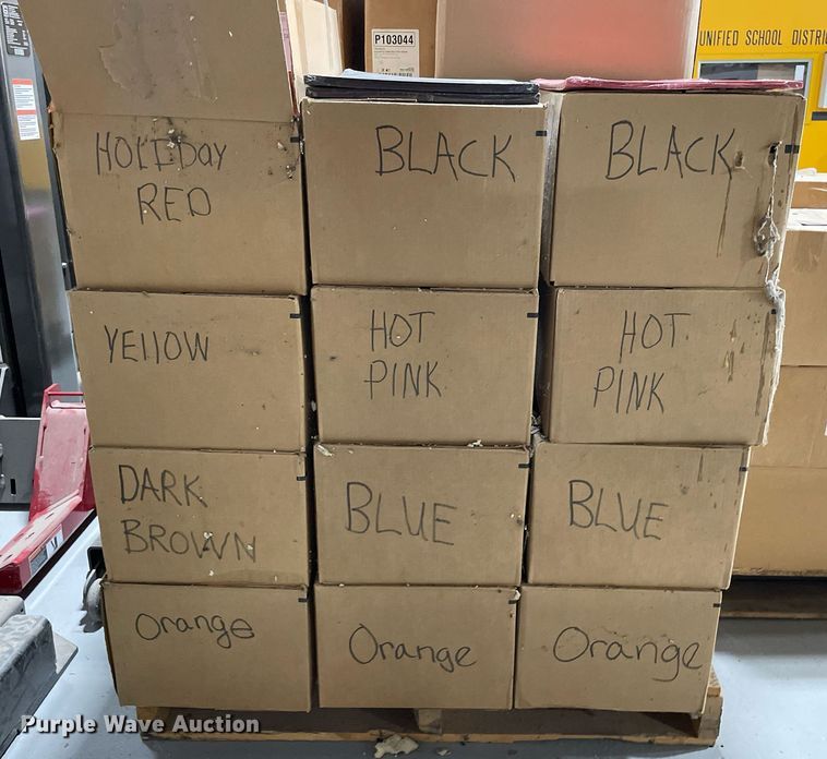 image for item ME9869 Approximately 70 boxes of construction paper