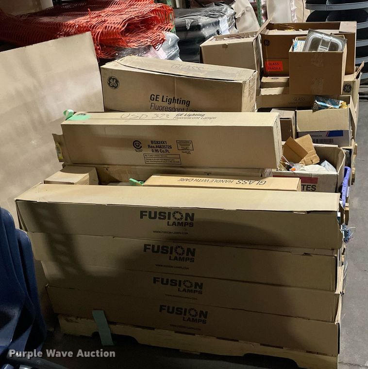 image for item ME9873 (2) pallets of lighting bulbs