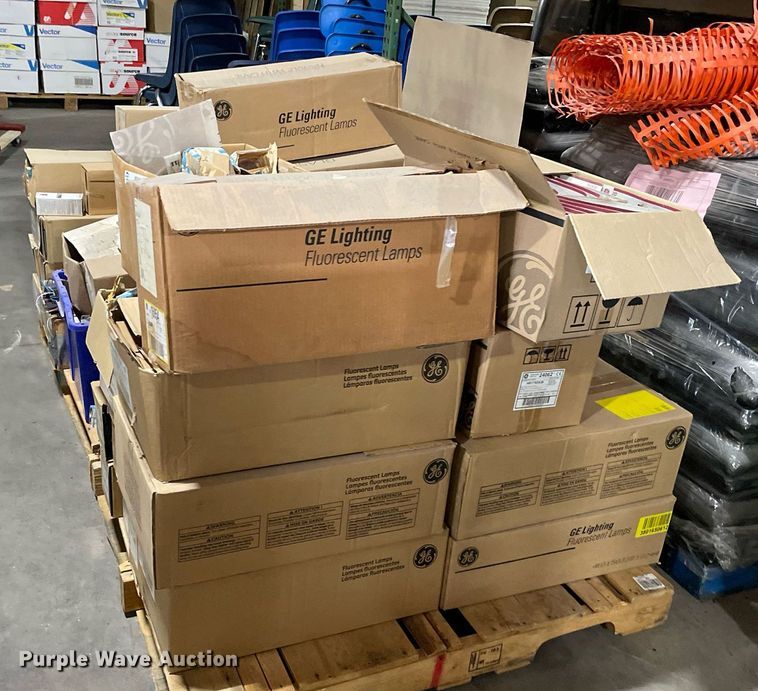 image for item ME9873 (2) pallets of lighting bulbs