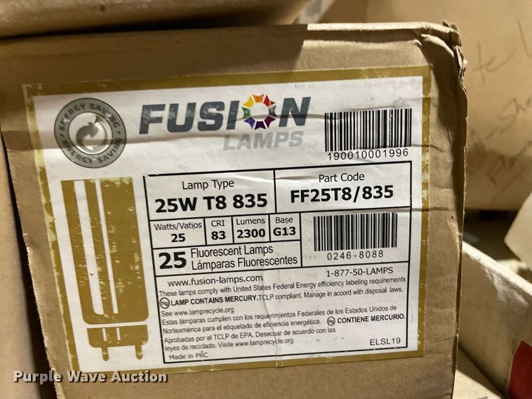 image for item ME9873 (2) pallets of lighting bulbs