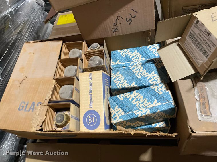 image for item ME9873 (2) pallets of lighting bulbs