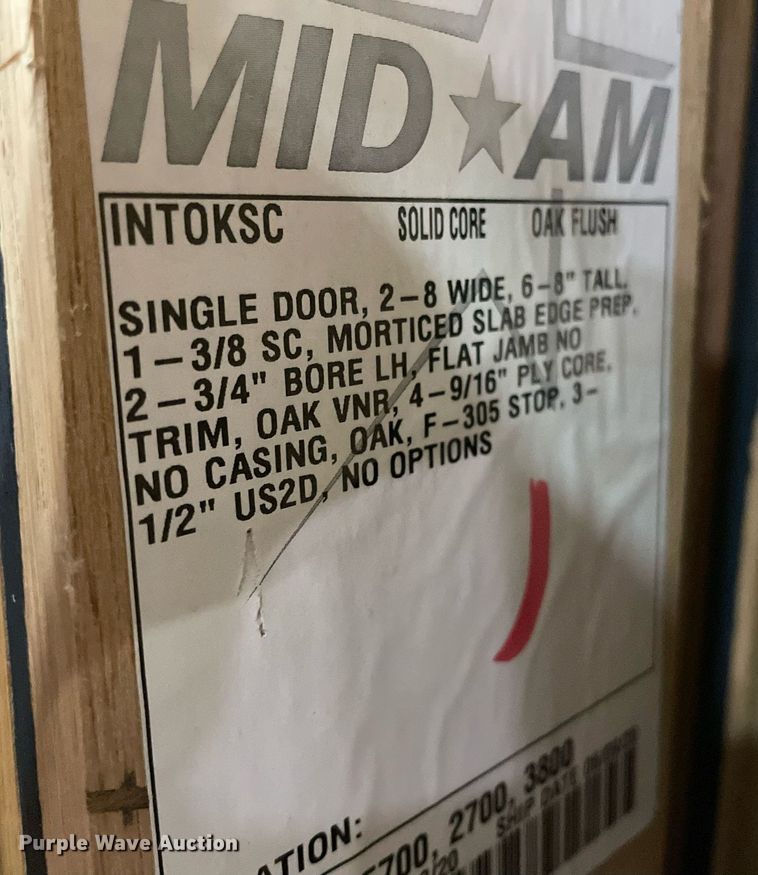 image for item ME9926 (12) oak doors