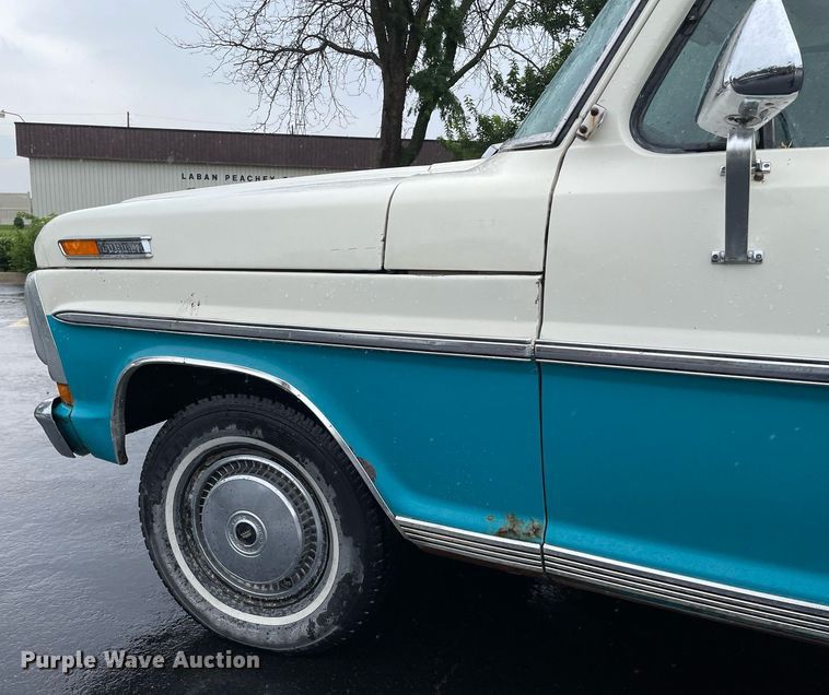 image for item ME9929 1972 Ford F100  pickup truck