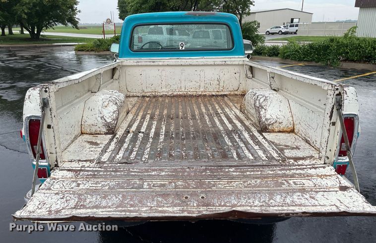 image for item ME9929 1972 Ford F100  pickup truck