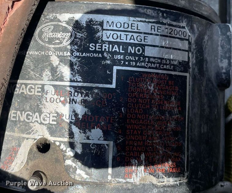 image for item ME9935 1986 Ford F350  brush fire truck