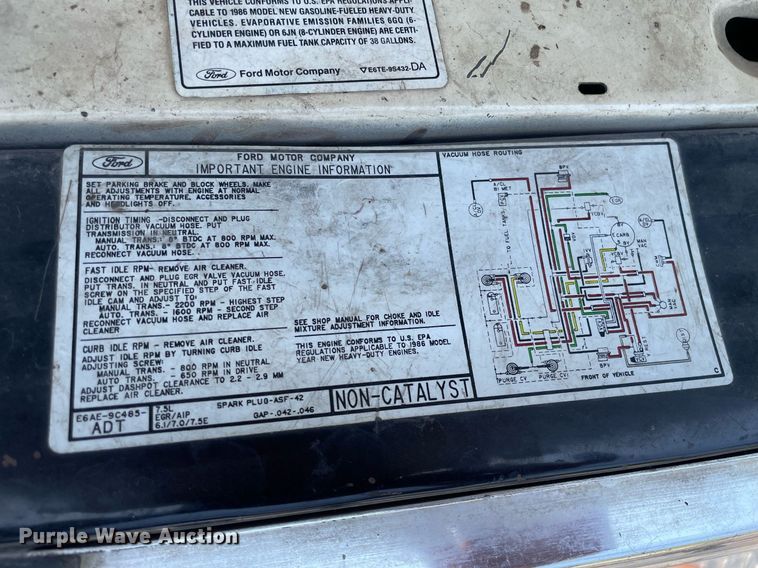 image for item ME9935 1986 Ford F350  brush fire truck