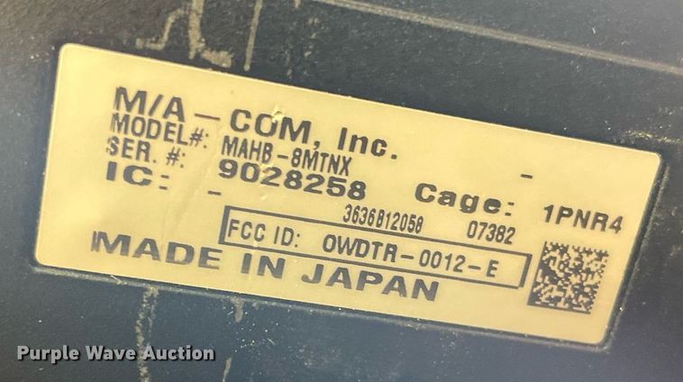 image for item ME9936 Firefighting equipment