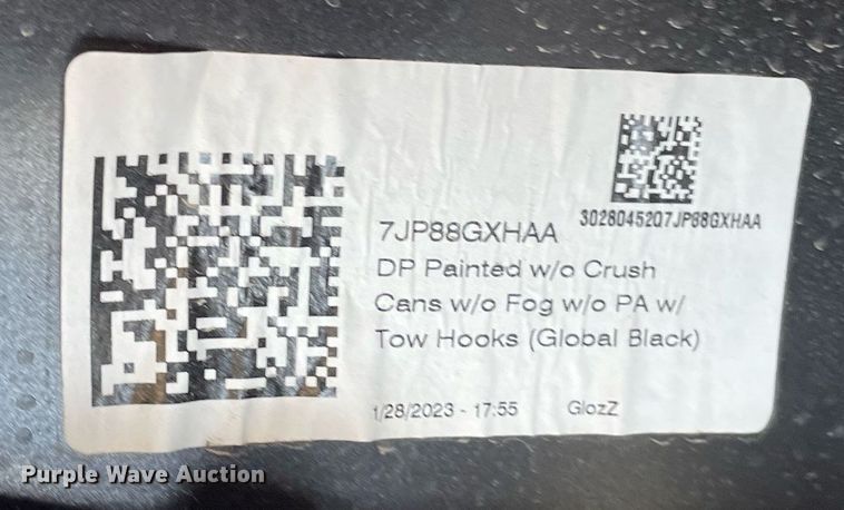 image for item ME9937 2023 Dodge Ram 5500  bumper