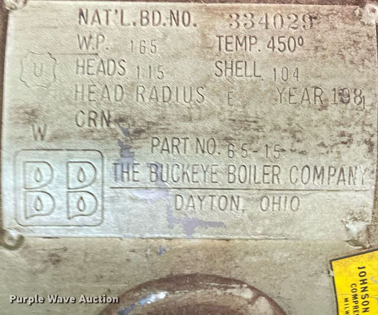 image for item ME9970 Johnson Controls A-4 16  air compressor