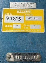 image for item ME9972 Walker 93815  engine hoist