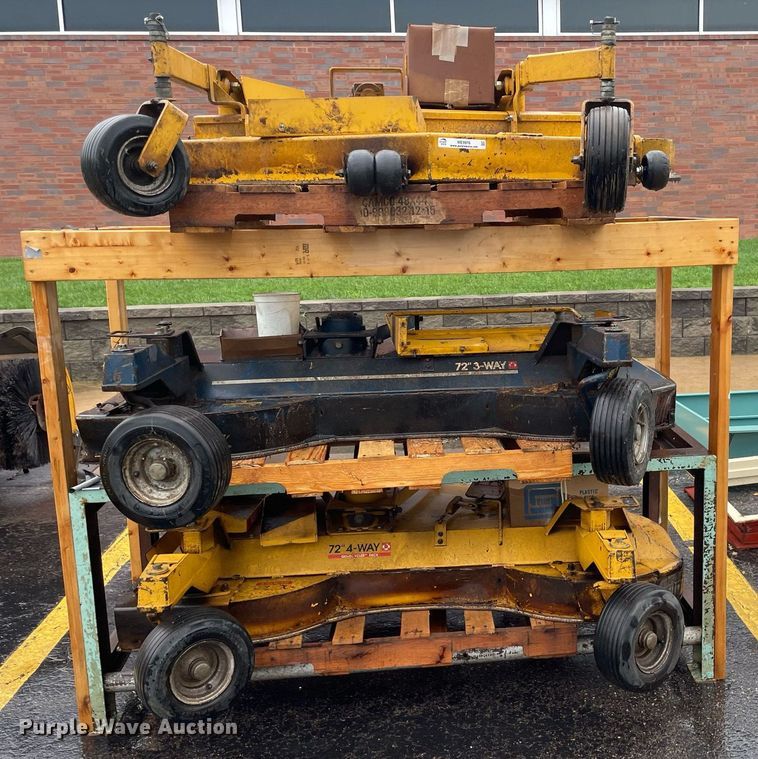 image for item ME9976 (3) 72"W mower decks