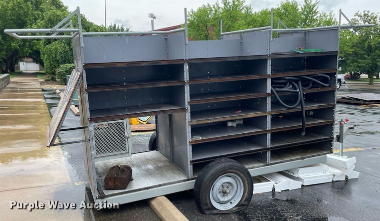 image for item ME9977 Shop built  jobsite trailer