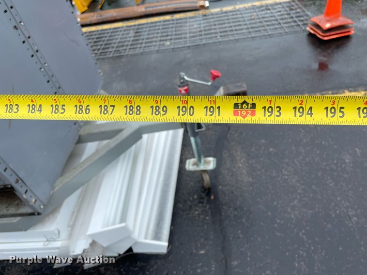 image for item ME9977 Shop built  jobsite trailer