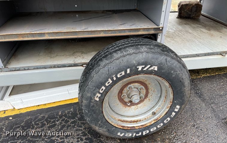 image for item ME9977 Shop built  jobsite trailer