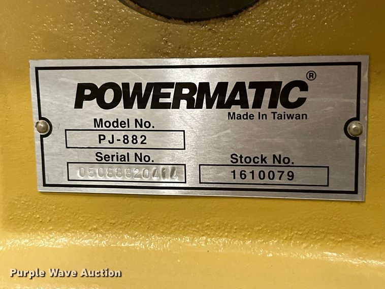 image for item MG9285 Powermatic PJ882  jointer