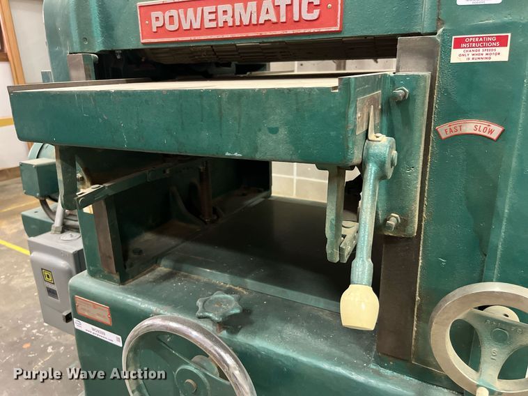 image for item MG9289 Powermatic 221  planer