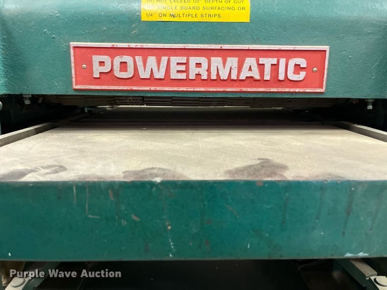 image for item MG9289 Powermatic 221  planer