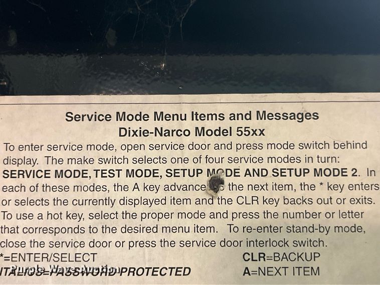 image for item MG9293 Dixie-Narco  vending machine