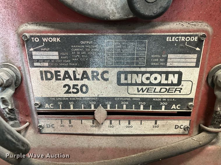 image for item MG9295 (3) Lincoln welders