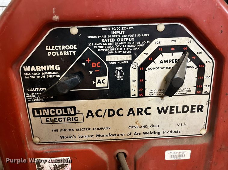 image for item MG9295 (3) Lincoln welders