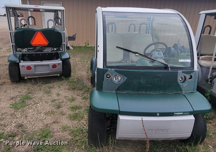image for item ML9433 (2) 2002 Ford Think golf carts