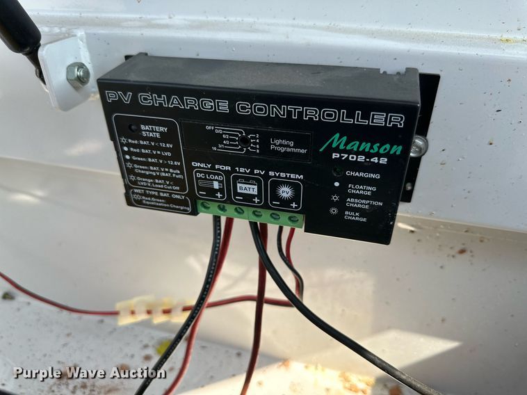 image for item MR9100 2008 B&W  radar speed sign trailer