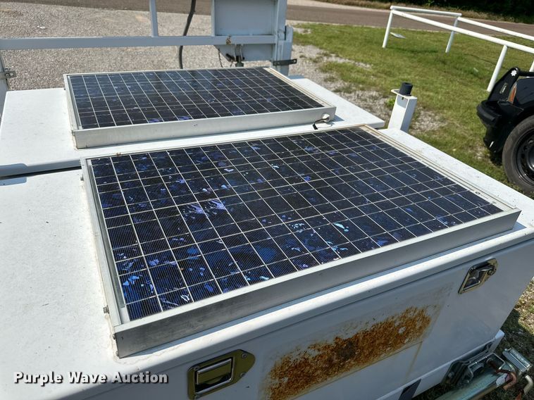 image for item MR9100 2008 B&W  radar speed sign trailer