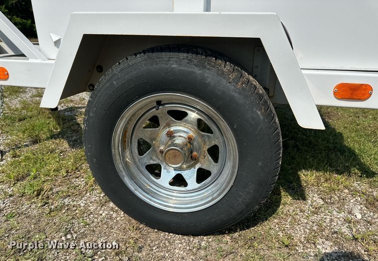 image for item MR9100 2008 B&W  radar speed sign trailer