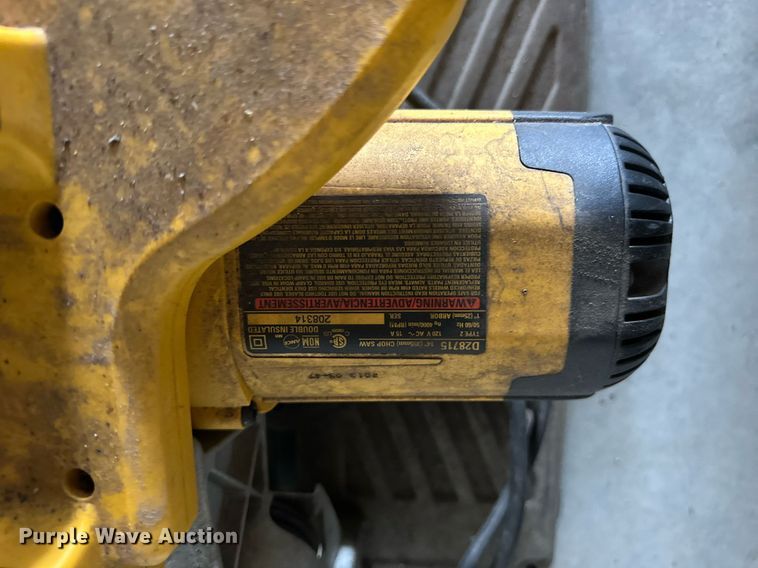 image for item NP9709 (2) Dewalt saws