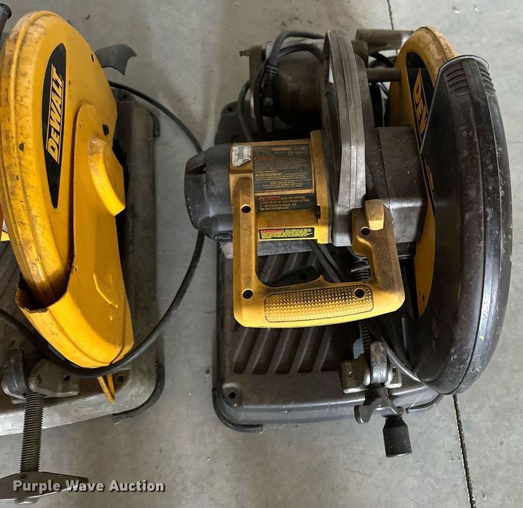 image for item NP9709 (2) Dewalt saws