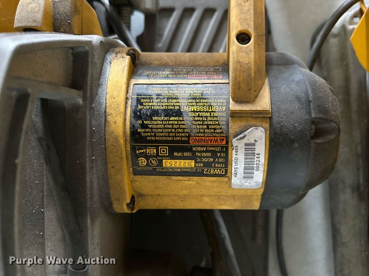 image for item NP9709 (2) Dewalt saws