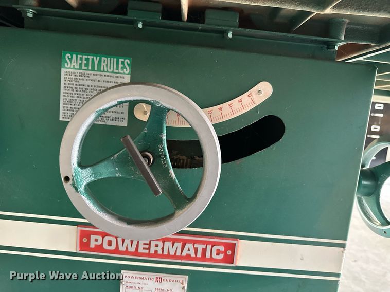 image for item NP9711 Powermatic 68  table saw
